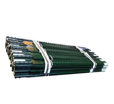 China Waterproof Popular In USA Power Coated Black Green Or Hot Dip Galvanized Y/T Star Fence Post for sale