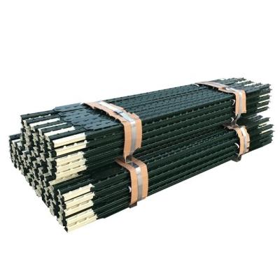 China Waterproof Wholesale Power Coated Black Green Or Hot Dip Galvanized Y/T Star Fence Post for sale