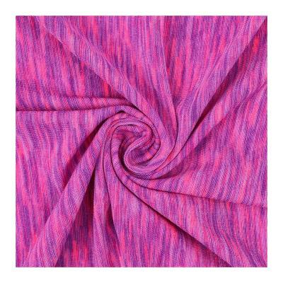 China Oft Breathable Textile Clothing Apparel Dress Shirt 180gms Polyester Satin Color Single Sided Knitted Fabric for sale