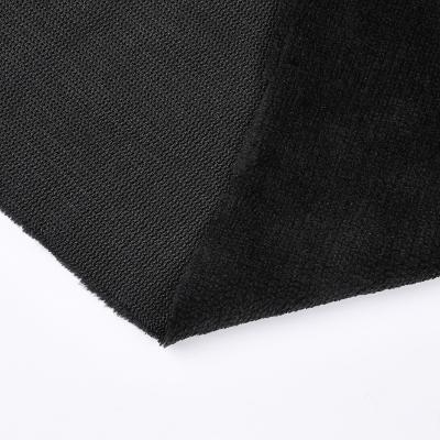 China Promotional Various Polyester Knit Fabric Durable Using Flannel 100%Polyester for sale