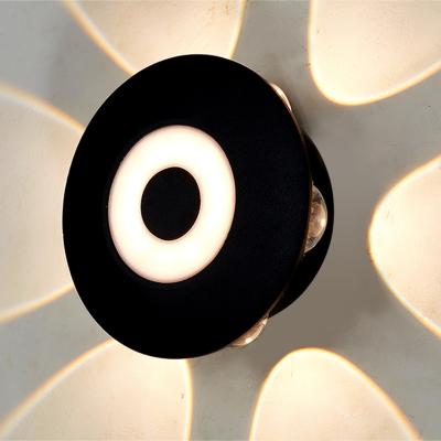 China Modern Black Garden Decoration Up Lamp Indoor Outdoor Luxury Home Room Bedroom Hotel Bathroom Reading Light Sconce LED Wall Lamp for sale