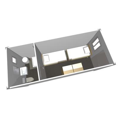 China Stylish Luxury Expandable Flatpack Carport Homes Prefab House Villa Movable Villa for sale