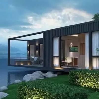 China Modern Prefab Modular Homes Cheap Glass Steel Villa Shipping Parking Building Structure Luxury Stable Living Container House for sale