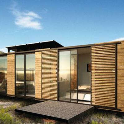 China Affordable Customized Finished Prefab Parking Lot Metal 40 Ft Container Houses With Office Building Container Houses USA for sale