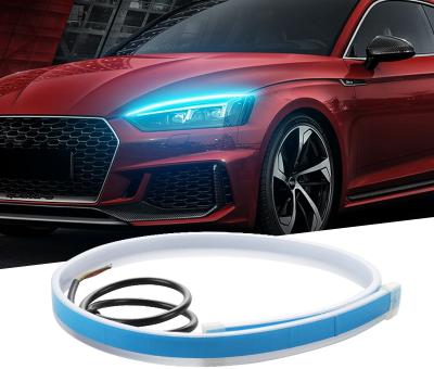 China Popular Google Daytime Running Light Daytime Running Light and Turn Signal Light Running Led Strip Light CM For Car Signal Headlight Roller Coaster Flexible Strip Car Lighting for sale