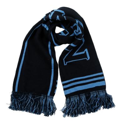 China Custom knit cotton nfl fans knitted scarf scarves cheer sport knitted fans scarf football for sale