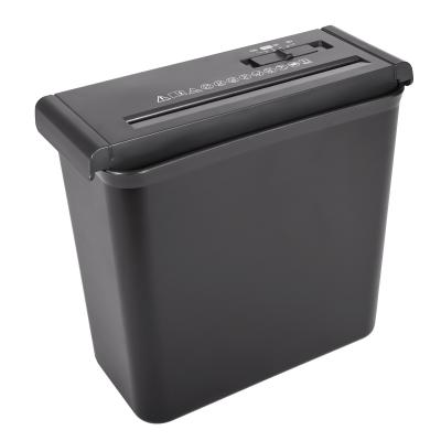 China 5 vellen stripsnijden kantoorpapier shredder met 10L Basket Jam Proof systeem Te koop