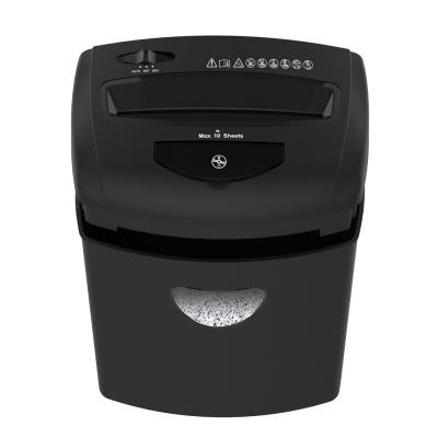 中国 Credit card CD and 10 sheets A4 Paper shredder machine with 21L waste basket bin CD218P 販売のため