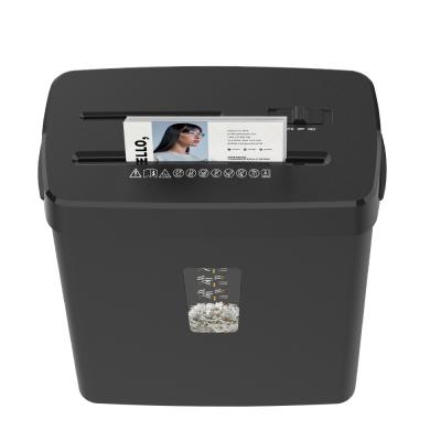 China cross cut 13L Capacity Home use 8 sheets A4 paper CD paper shredder machine for sale