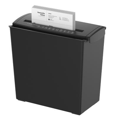 China S606B 5 sheets A4 Compact 6.8mm Document Shredder Machine Home Paper Shredder with 10L bin for sale