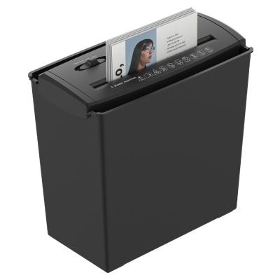 China 5 Sheets A4 Mini Paper Shredder 6.8mm Office Home Document Shredding Machine S606B Electric for sale