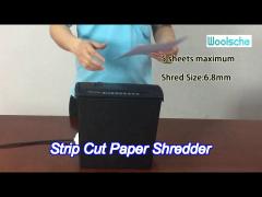 s606b small size desktop commercial mini personal use paper shredder machine for home office