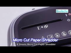 high capacity 25l paper shredder machine for paper 8 sheets a4 cd credit card cd210p-8