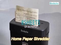 lightweight compact home office paper shredder machine cd222p shred 8 sheets a4