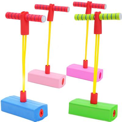 China Widely Used CRAZY JUMP Pogo Stick Shoes Kids Frog Bouncer Jumping Stilts Bouncing Ball Boys Girls Sports Fitness Equipment Foam Kids Toys for sale