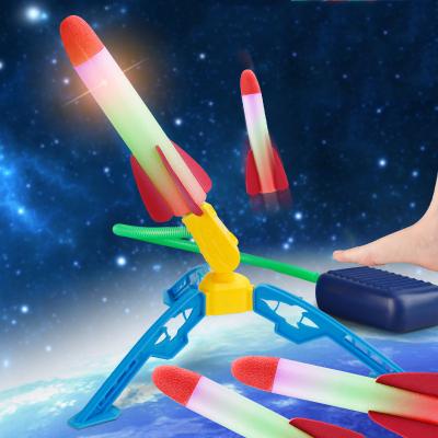 China Playing Rocket To Stomp To Launch Kids Outdoor Playset Launcher Stomp Rocket Sports Toys With for sale