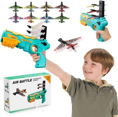 China Flat Model Outdoor Shooting Gift Toy One-Click Ejection Plane Launcher Plane Launcher Toy Hot Sale Catapult Launcher Firearm Airplane Launcher for Kid for sale