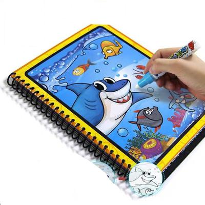 China Factory Supply Popular Child Educational Magic Water Paint Reusable Coloring Drawing Book Game for sale