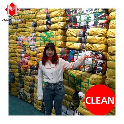 China Polyester/Cotton Bales Mixed Apparel Clothes Korea-Used-Clothing-Dubai VIP Ball Used Apparels For Factory Supplier for sale