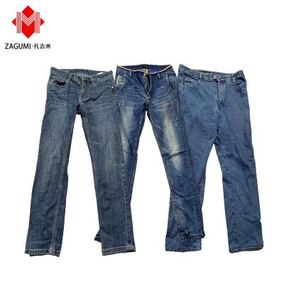 China ZAGUMI Polyester / Cotton Used Mens Jeans Used Pants Wholesale Used Jeans for sale