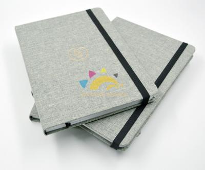 China paper & Paperboard Hardcover Flexible Binding Journal Book Material Canvas Printing for sale