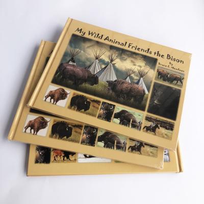 China paper & Cardboard Landscape Hardcover Full Color Photo Book Animal Book for sale