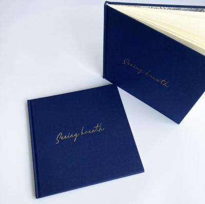 China paper & Cardboard Cloth Poetry Hardcover Book Printing With Stamping for sale