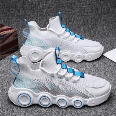 China Fashion trending sports lace-up sale men's upper non-slip fashion running shoes and custom-made men's shoes sneakers for sale