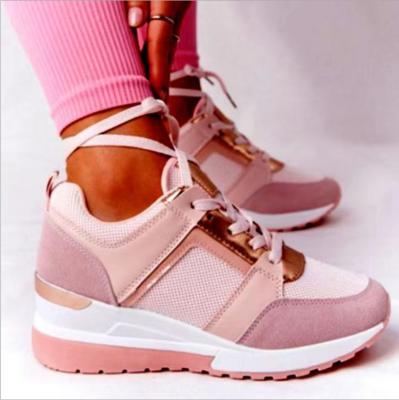 China Custom Made Anti-odor Summer Lace Breathable Sports Shoes Flat Women's Casual Shoes for sale