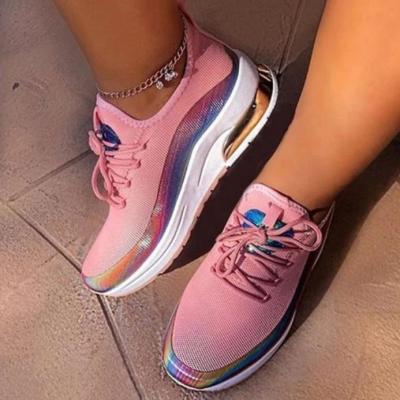 China Anti-odor fashion shoes wholesale women's sports casual shoes thick bottom platform women shoes for sale