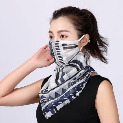 China Classic Multifunctional Face Mask Sunscreen Breathable Summer Scarves Unisex For Women And Men for sale