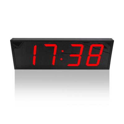 China Jinling Shiyin Large Screen Display Eclectic Digital LED Wall Clock With Remote Control for sale