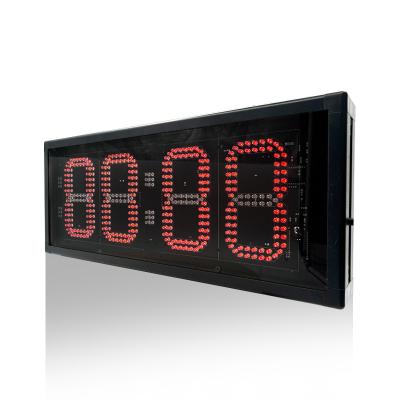 China Eclectic High Brightness 6 Inch Outdoor LED Sports Timing For Events Countdown Running Wall Clock for sale