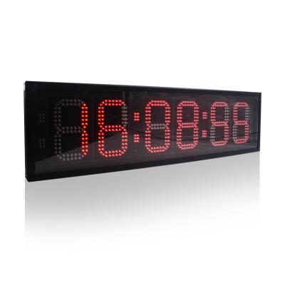 China Jinling Shiyin 6 Inch 6 Digit Race Timing Sports Timing Timer Clock Eclectic Outdoor Led Stopwatch for sale