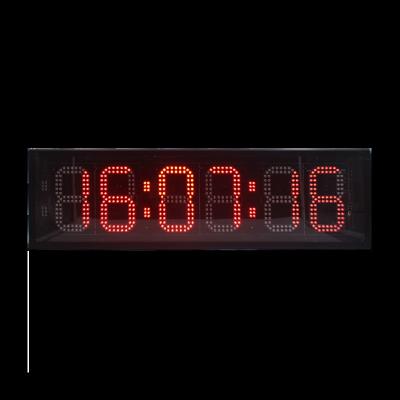 China Jinling Shiyin High Brightness Digital Eclectic Outdoor Wall Mounted Sports Race Timer Marathon Clock for sale