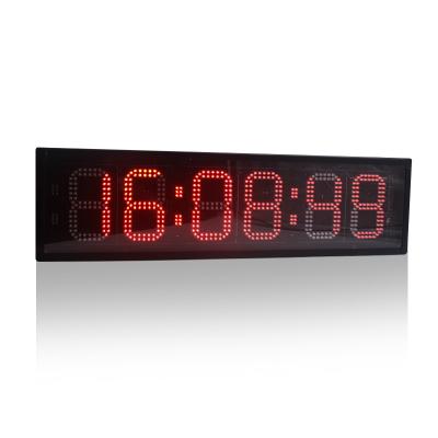 China Jinling Shiyin Large Red Color LED Eclectic Running Time Clock Timer with Tripod for Outdoor Running Events for sale