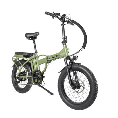 China 48v ebike 20inch 4.0 fat tire e bike multifunctional folding fat tire electric bicycle for sale