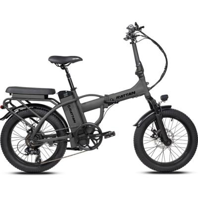 China Multifunctional rattan LM durable using low price 500W 13Ah lithuium battery folding ebike with durable battery for sale