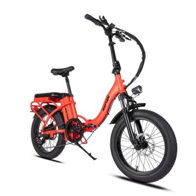 China Multifunctional high quality lithium battery I-PAS 500W 750W 13Ah rattan ebike ladies folding electric bicycles for female for sale