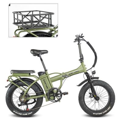 China Multi-functional ebike 48v 13ah lithium battery rattan LM easy rider electric bike folding electric bicycle 750w for sale