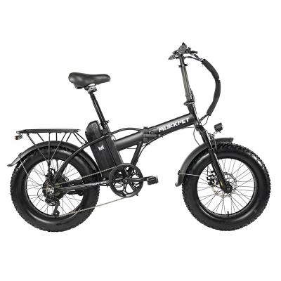 China 3-5 days to receive Mukkpet wholesale ebike fat ebike 48v 13ah lithium battery tire portable folding e-bike for sale