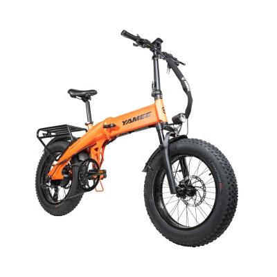 China Yamee XL Folding E-Bike 14.5ah Lithium Battery Multifunction Electric Bicycle 750w Fat Tire Ebike for sale