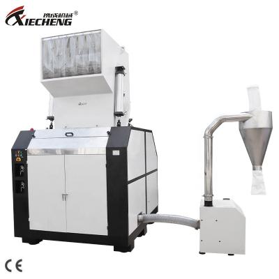 Cina Building Material Shops High Productivity Big Chute Plastic Granulator Barrel Plastic Crusher With Automatic Collecting System in vendita