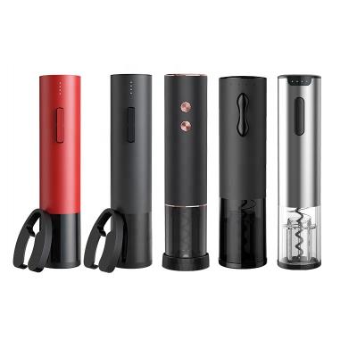 China Type-C Frontier Rechargeable Rechargeable Electric Wine Bottle Opener Lithium Battery Bottle Opener Metal Tube Opener for sale