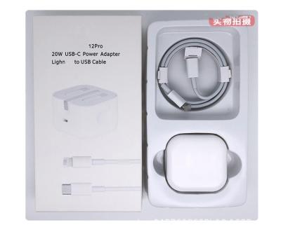 China Original USB C Power Palladium Wall Adapter US EU UK 20W 5V 4A Charging Super Fast Charger Type Set For Iphone 12 13/14pro Max for sale