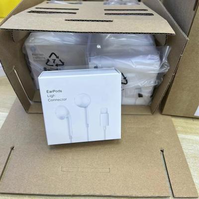 China Viable Original White Cable Set Lighting Earphone Earbud In-Ear Headphones For Apple 12 Pro Auriculares Max 13 14 Scam Cable for sale