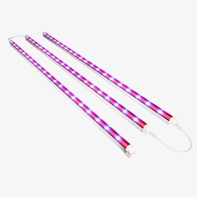 China Seed Starting Hydroponics 60W 120cm Vertical Agricultural T8 Integrated LED Full Spectrum Grow Light Tube 0.6m Plant Lamp 3pcs/set for sale