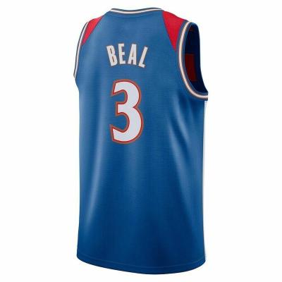 China Factory Antibacterial Men's #3 Bradley Beal Jersey Stitched Uniform Top Shirts Sublimated Sportswear Basketball Tank Top High Quality Custom for sale