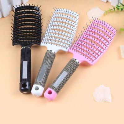 China Salon Hair Scalp Massage Comb Hair Brush Nylon Bristle Women Wet Curly Detangle Hair Brush For Salon Hairdressing Styling Tools for sale