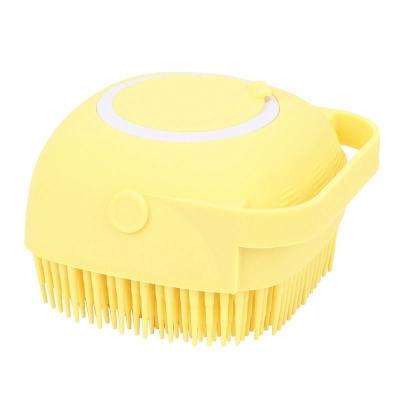 China Sustainable Portable Rubber Shower Massage Silicone Dog Brush Cleaning Wash Pet Bathing Tool Dog Bath for sale